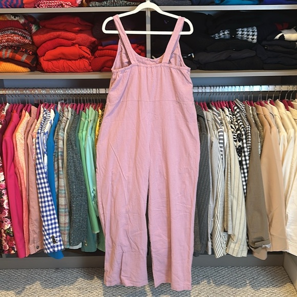 Unbranded pink 2 pocket 3 button closure overall jumpsuit size M - Picture 3 of 3